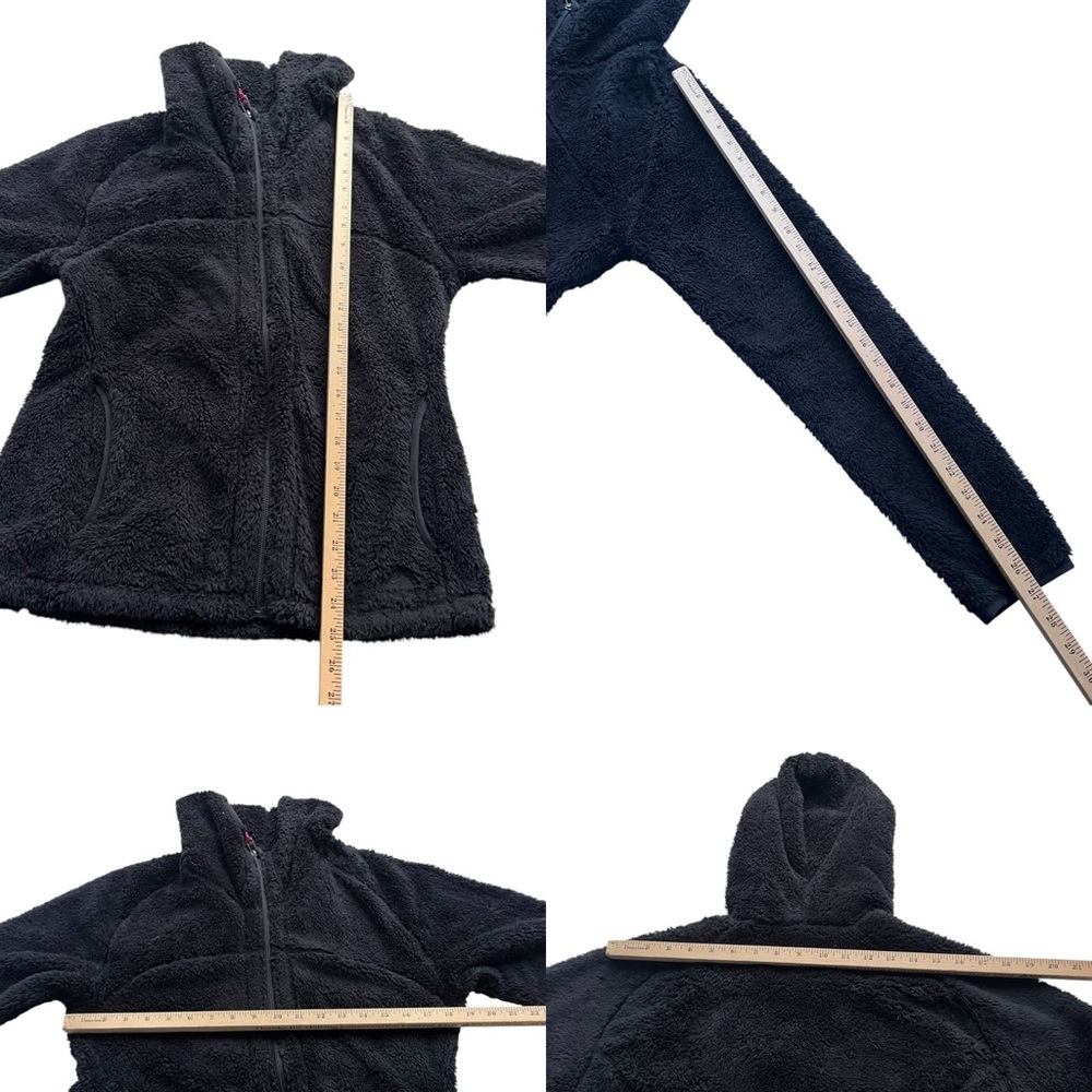 Nike ACG Women’s M Black High Pile Fleece Sherpa Full Zip Hooded Jacket ACGW1194 - Picture 5 of 16